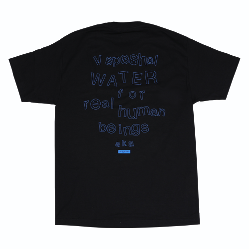 V SPESHAL WATER T-SHIRT BLACK