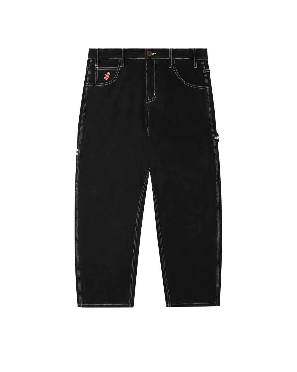 Carpenter Baggy Denim Jeans Black