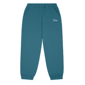 Dime Classic Small Logo Sweatpants REAL TEAL